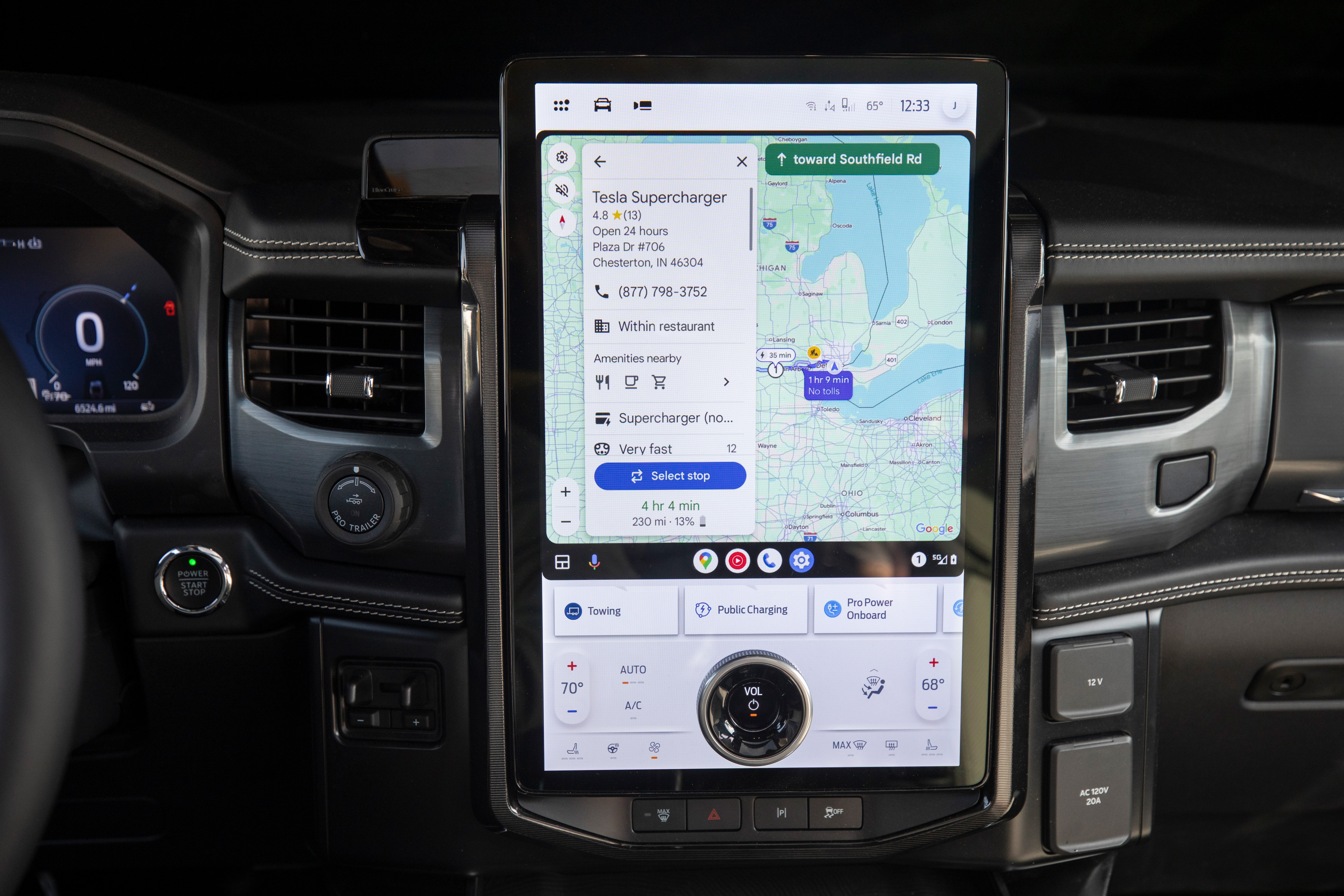 Ford is rolling out a software update to Ford F-150 Lightning  electric vehicle that enables EV routing for Google Maps through Android Auto.